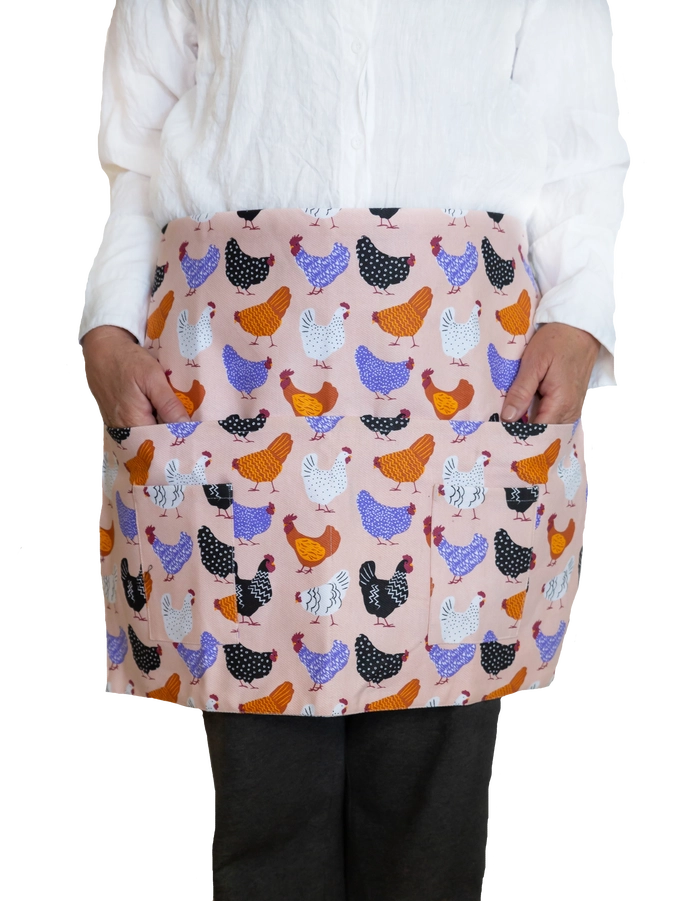 Apron (Heavy Drill) Waist - Bright Hens