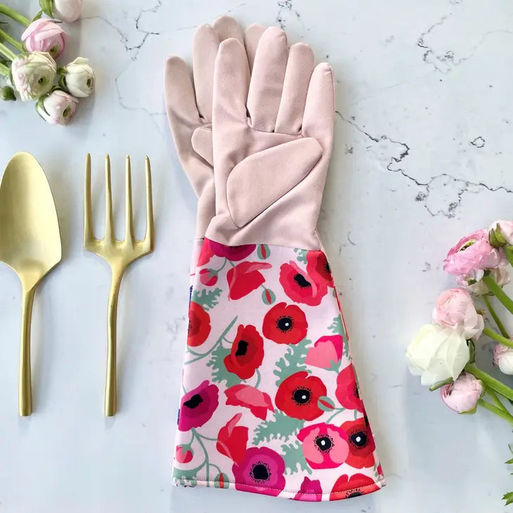 Gardening Gloves - Poppies