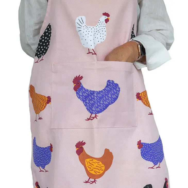 Apron (Heavy Drill) - Bright Hens