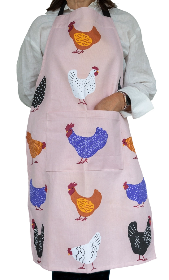 Apron (Heavy Drill) - Bright Hens