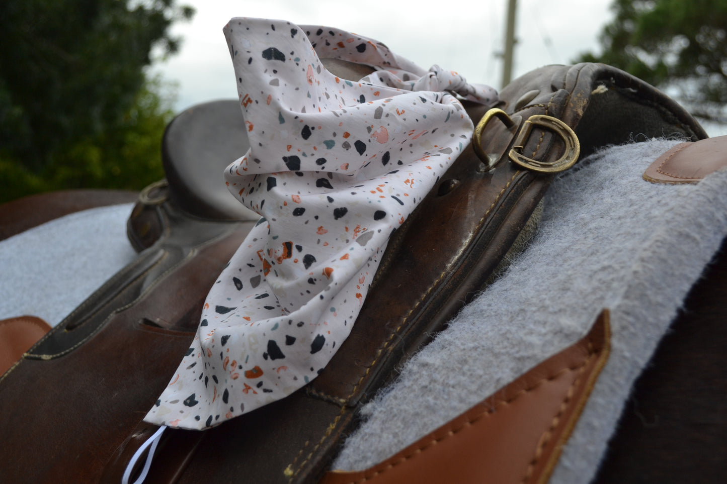 Neck Scarf - Terrazzo Opal