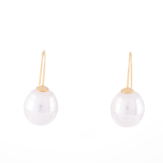 Who's Charlie Pear Drop Earring - Gold