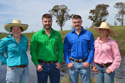Mens closed front long sleeve shirt - Emerald Green